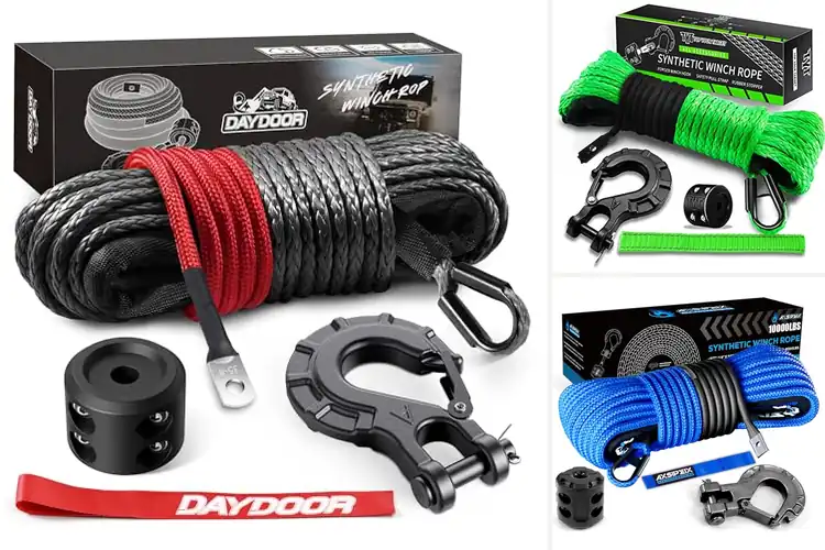 Detailed view of Best 1/4 Synthetic Winch Ropes For ATVs