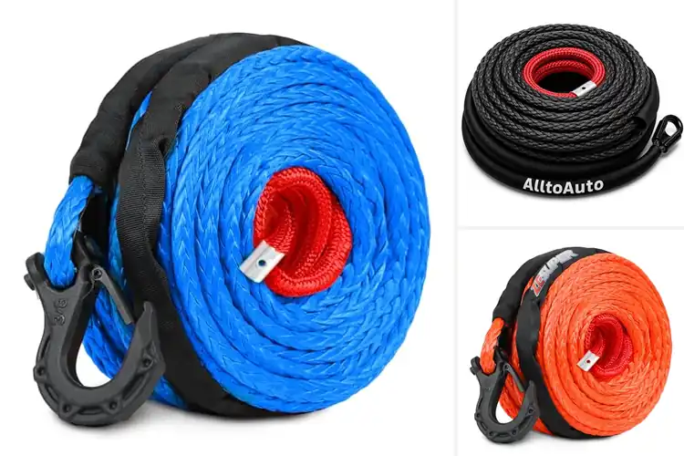 Detailed view of Best 12 Strand Synthetic Winch Lines