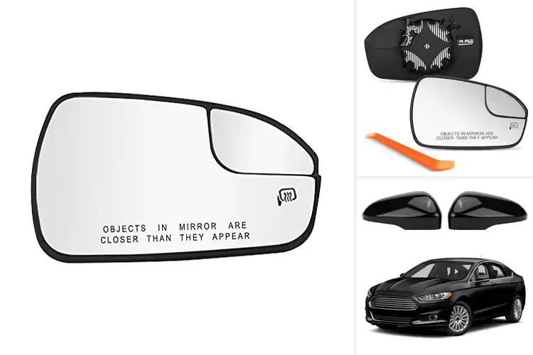 Detailed view of Best ABS Backplate Mirror For Ford Fusion