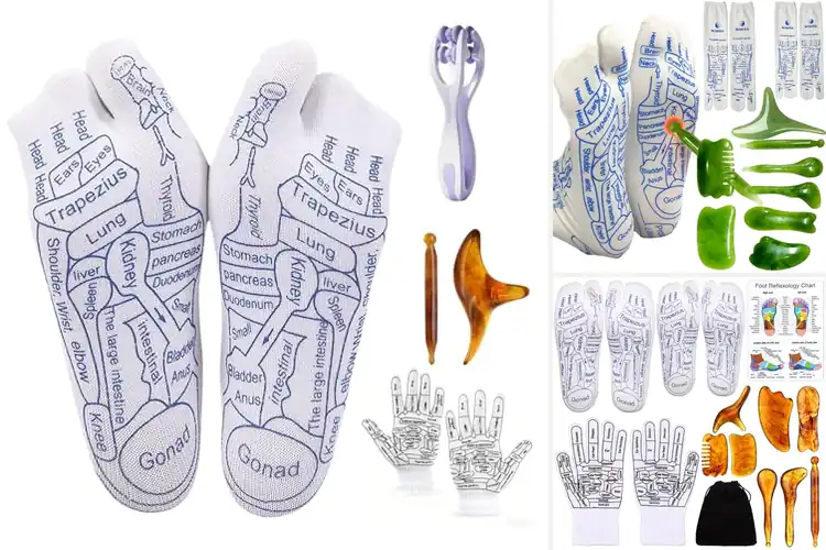 Detailed view of Best Acupressure Foot Massage Socks