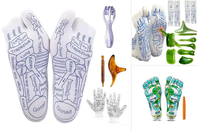 Detailed view of Best Acupressure Massage Socks