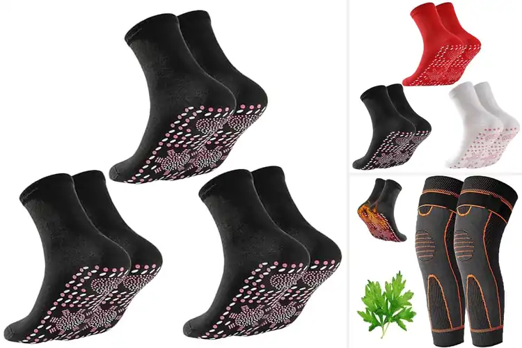 Detailed view of Best Acupressure Self-Heating Socks