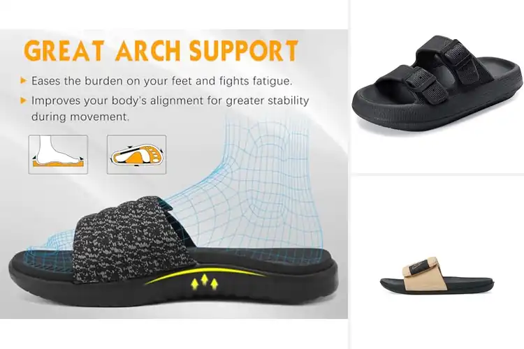 Detailed view of Best Adjustable Sport Slides for All‑Day Comfort