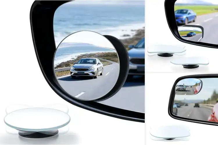 Detailed view of best blind spot convex mirrors: Top Picks for Safer Driving