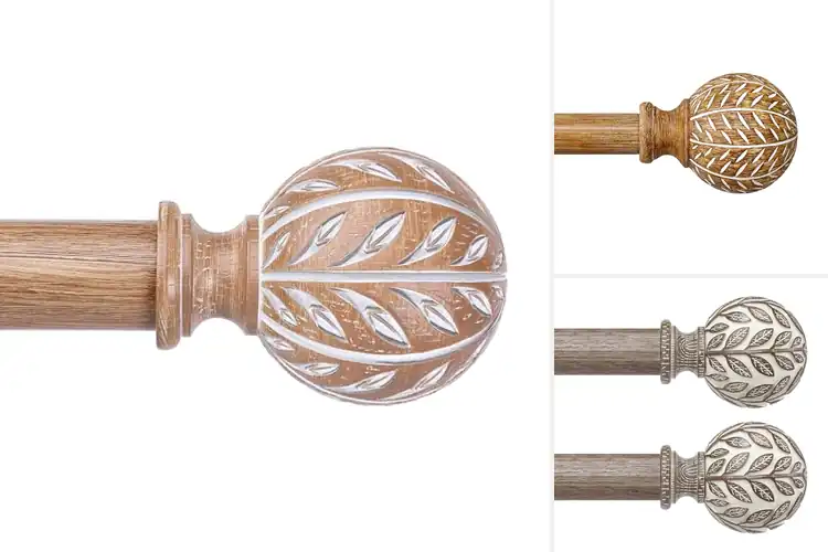 Detailed view of Best Boho Curtain Rods: 10 Picks to Transform Your Space