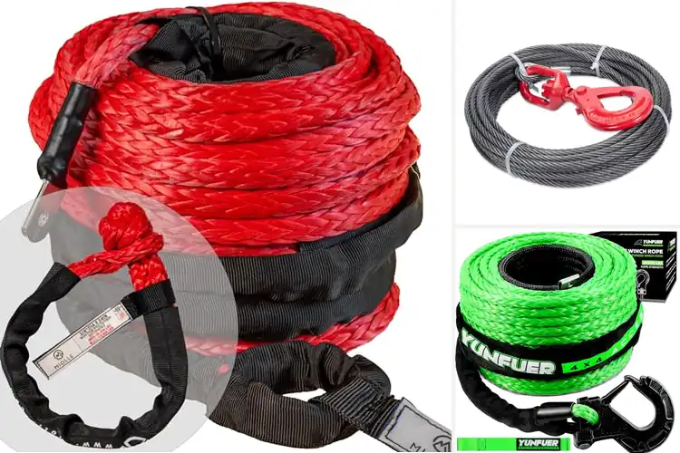 Detailed view of Best Breakage Free Winch Rope Safety