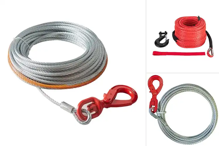Detailed view of Best Breaking Strength Winch Cable