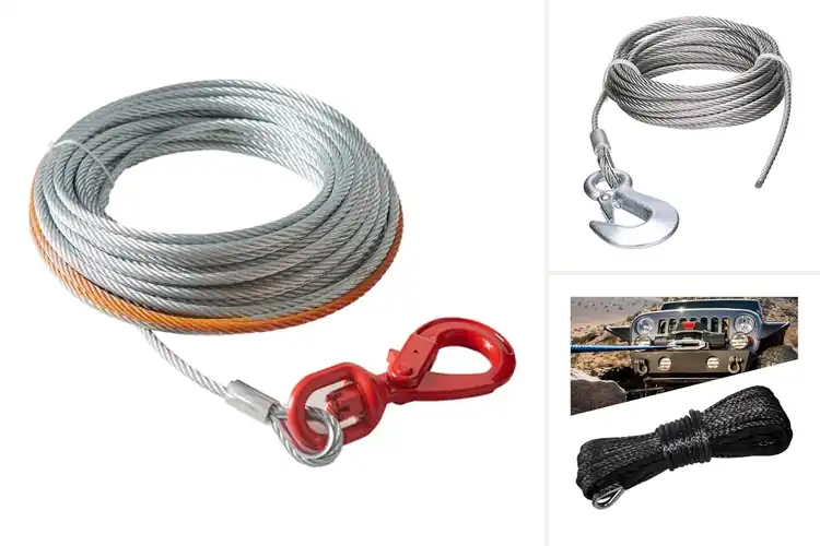 Detailed view of Best Car Winch Cables