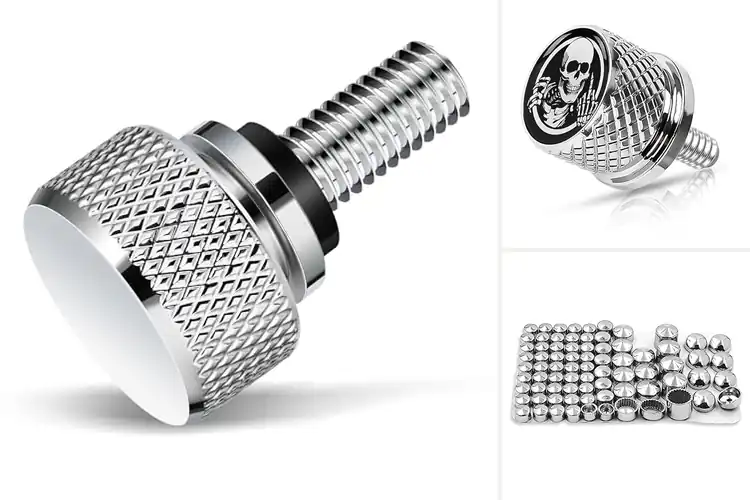 Detailed view of Best Chrome Bolts for Harley