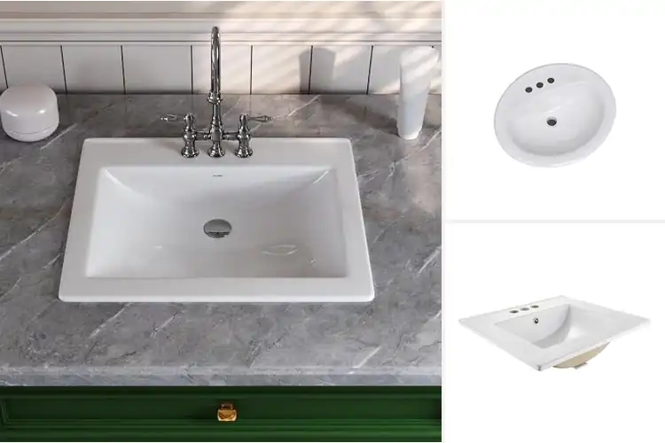 Detailed view of Best Drop In Bathroom Sinks