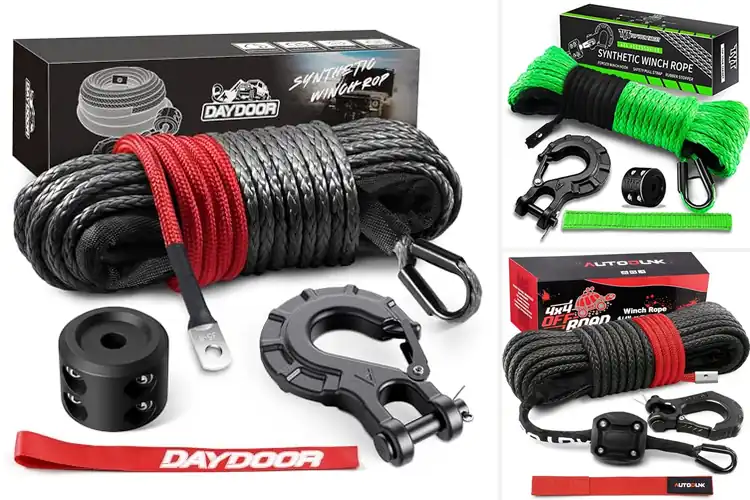 Detailed view of Best Durable Synthetic Winch Cables