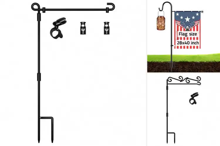 Detailed view of Best Easy Assembly Garden Flag Stands