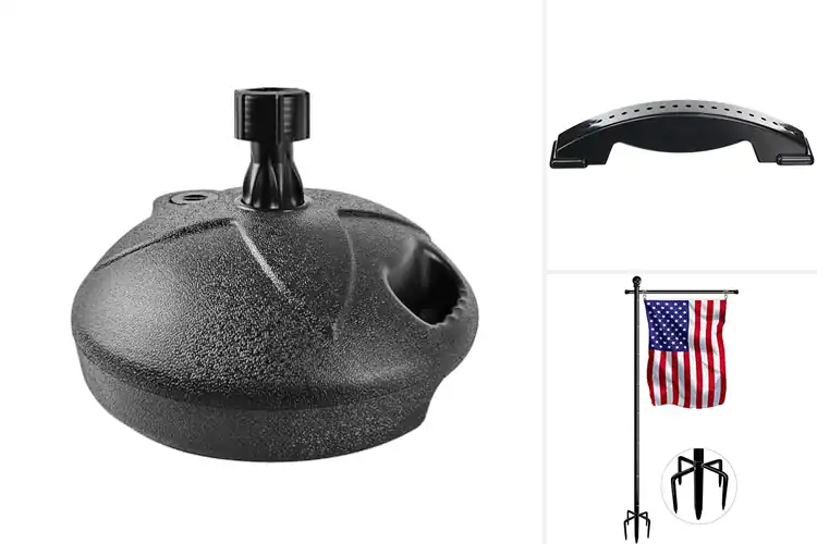 Detailed view of Best Flag Display Stands