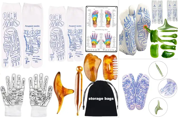 Detailed view of Best Foot Massage Socks