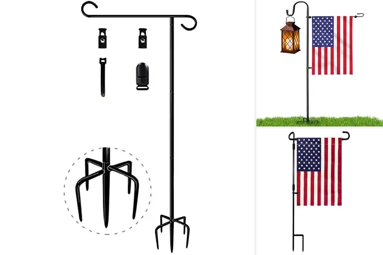 Detailed view of Best Front Yard Flag Stands