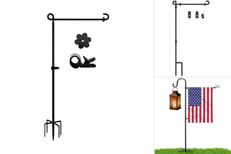 Detailed view of Best Garden Flag Stand For 12X18 Flags