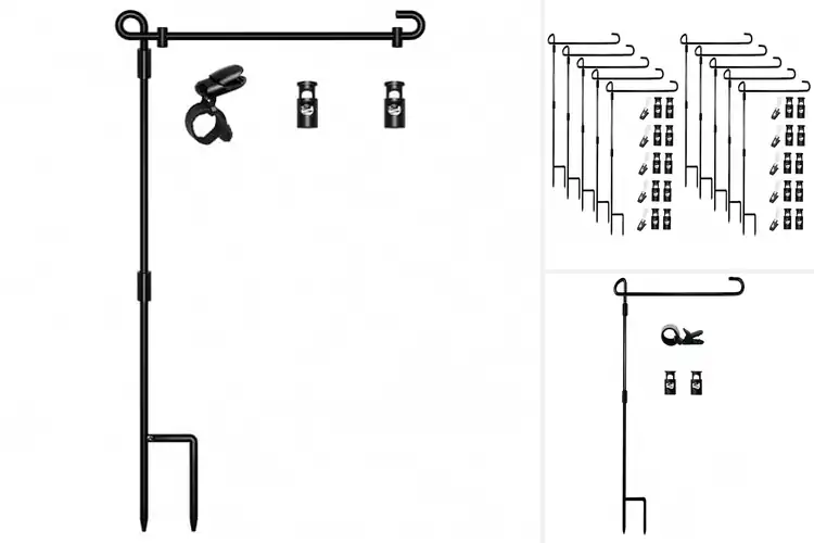 Detailed view of Best Garden Flag Stands for Durable, Stylish Outdoor Decor