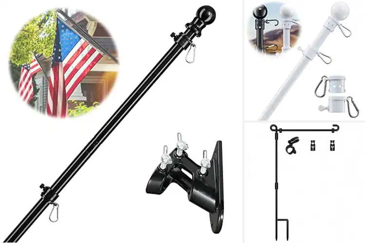 Detailed view of Best Holiday Flag Poles
