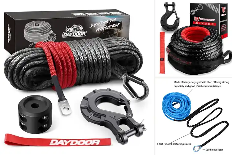 Detailed view of Best Lightweight Synthetic Winch Rope For Easy Handling