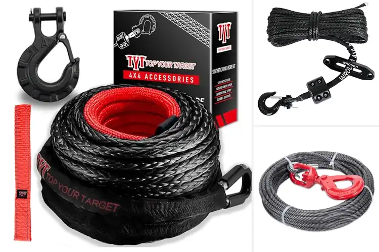 Detailed view of Best Load Bearing Winch Rope Strength
