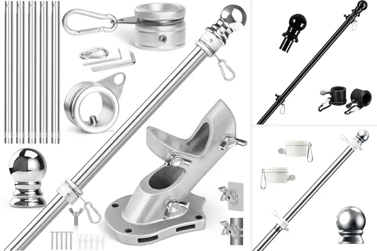 Detailed view of Best Metal Flag Poles