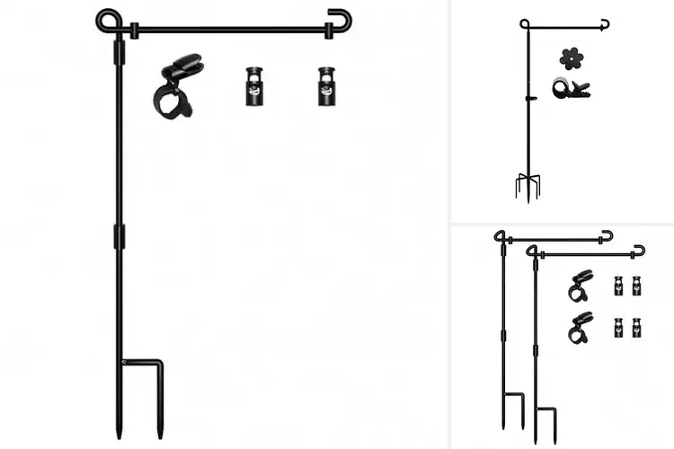 Detailed view of Best Metal Garden Flag Holder
