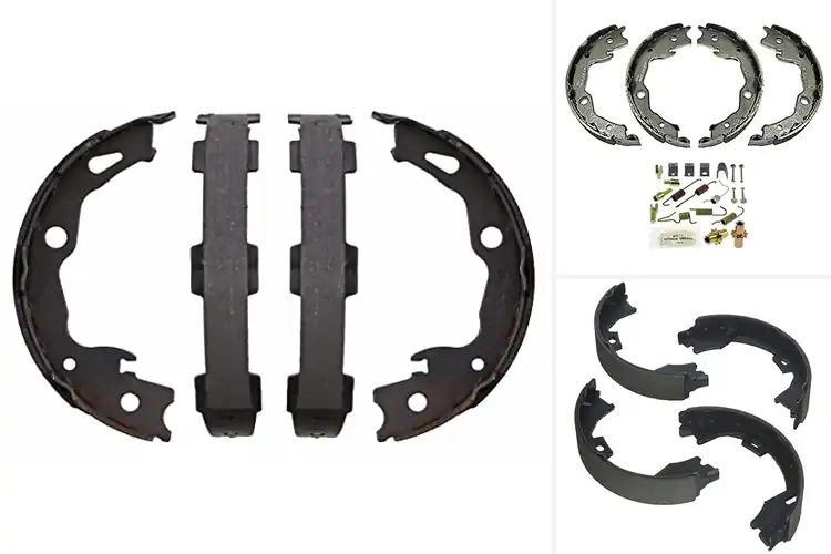 Detailed view of Best OE Style Brake Shoe Sets With Parking Brake Levers