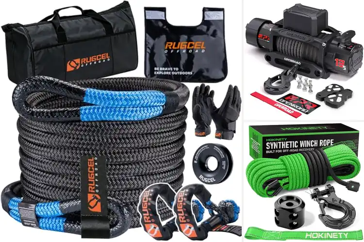 Detailed view of Best Off Road Recovery Winch Ropes