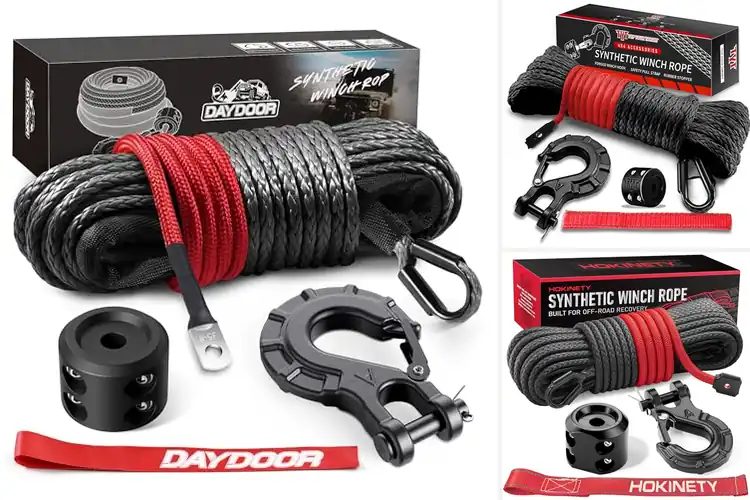 Detailed view of Best Offroad Winch Ropes