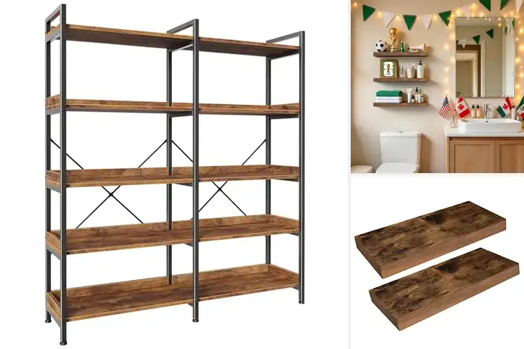 Detailed view of Best Rustic Shelves