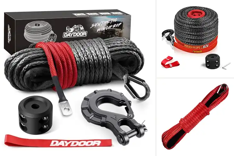 Detailed view of Best Safe Break Resistant Winch Line