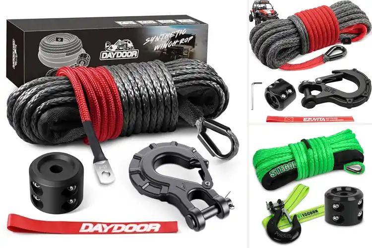 Detailed view of Best Safe Non-Metal Winch Cables