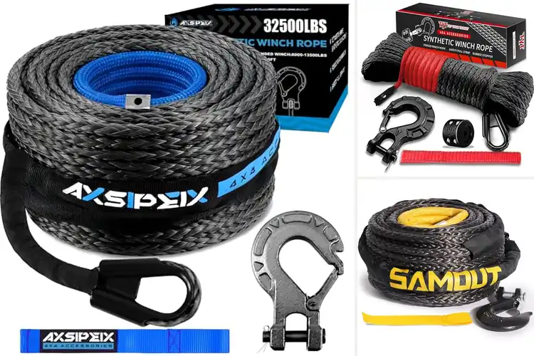 Detailed view of Best Safety Rated Winch Rope