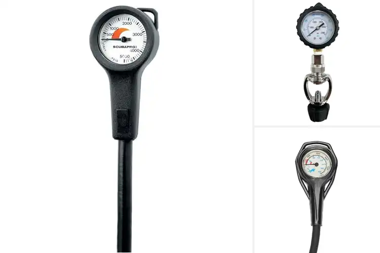 Detailed view of Best Scuba Pressure Gauges