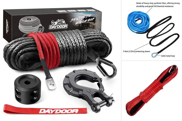 Detailed view of Best Synthetic Winch Line For ATV UTV