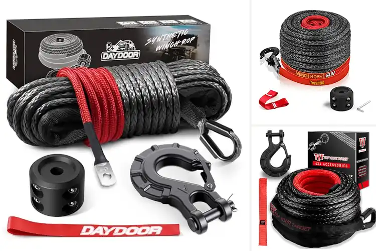 Detailed view of Best Synthetic Winch Rope For Safe Towing