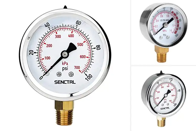 Detailed view of Best Tank Pressure Gauges