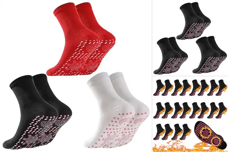 Detailed view of Best Tourmaline Slimming Health Socks