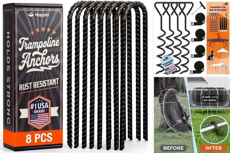 Detailed view of Best Trampoline Anchors: Secure Your Bounce