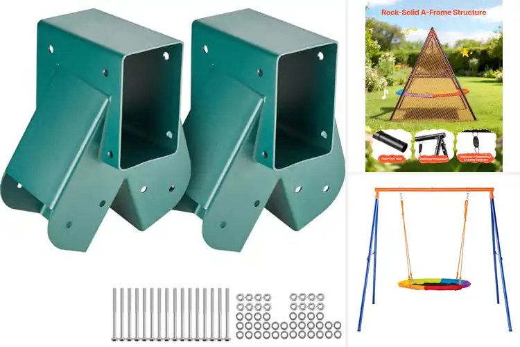 Detailed view of Best Triangular Frame Swing Set