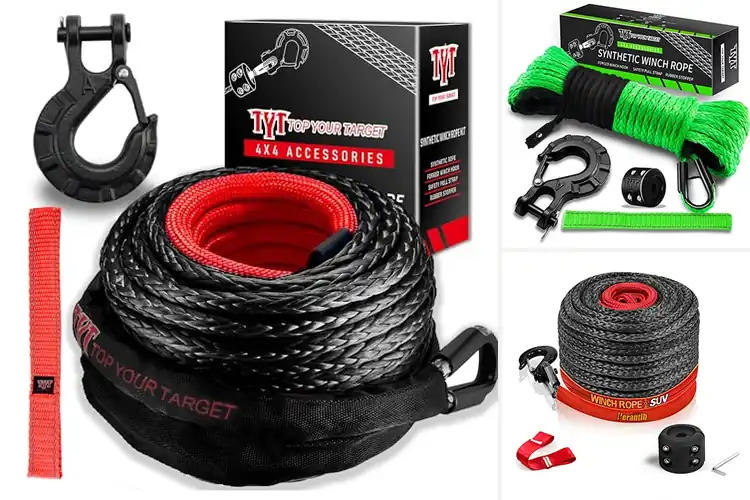 Detailed view of Best Truck Winch Ropes: Safe Off-Road Recovery Guide