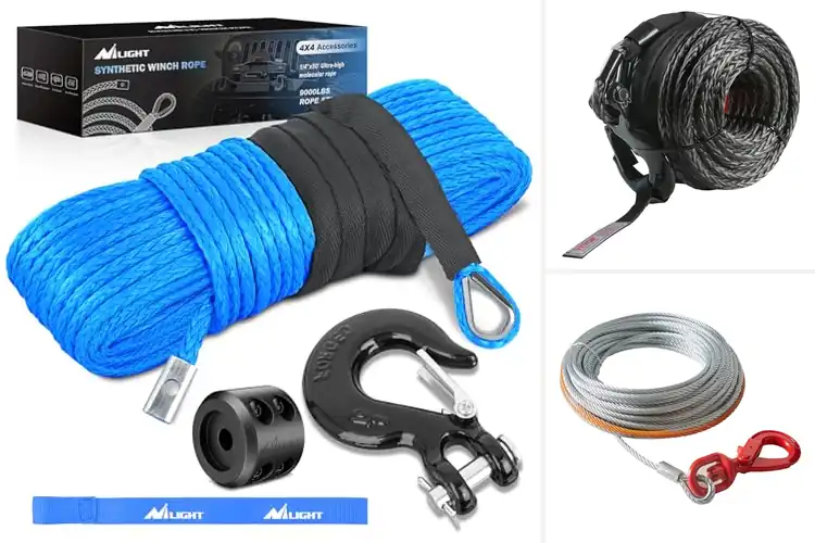 Detailed view of Best Universal Fit Winch Rope