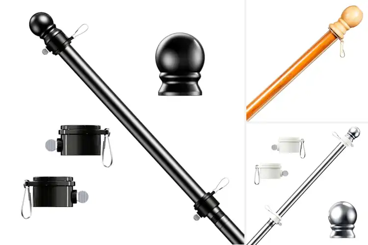 Detailed view of Best Weather-Proof Flag Poles: 10 Durable Picks