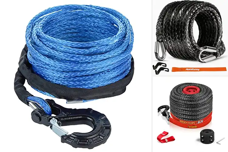 Detailed view of Best Winch Rope For ATV UTV Trucks SUVs